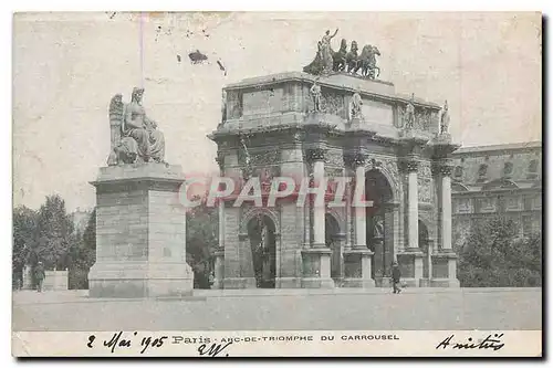 Cartes postales Paris Arc de Triomphe du Carrousel