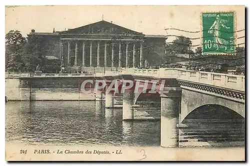 Cartes postales Paris La Chambre des Deputes