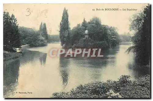 Cartes postales Bois de Boulogne Lac Superieur