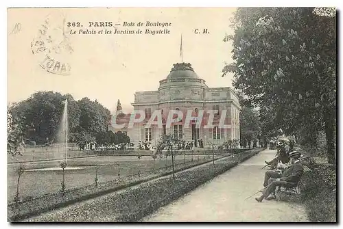 Ansichtskarte AK Paris Bois de Boulogne Le Palais et les Jardins de Bagatelle