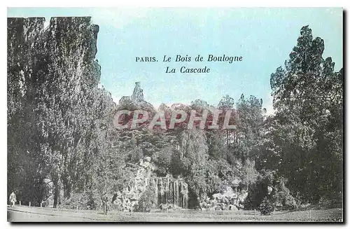 Cartes postales Paris Le Bois de Boulogne La Cascade