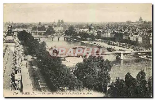 Ansichtskarte AK Paris Vue sur la Seine prise du Pavillon de Flore