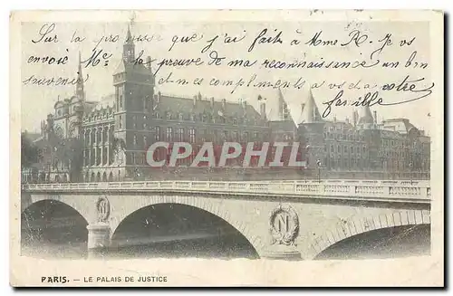 Cartes postales Paris Le Palais de Justice