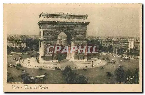 Cartes postales Paris Place de l'Etoile