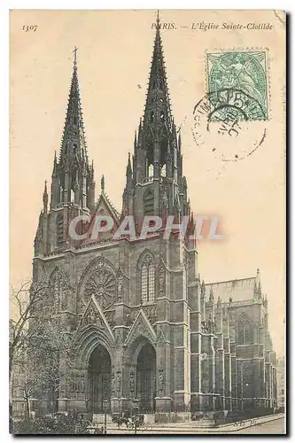 Cartes postales Paris L'Eglise Sainte Clothilde