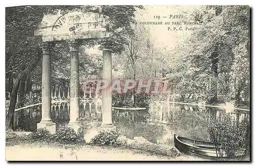 Ansichtskarte AK Paris La Colonnade au Parc Monceau