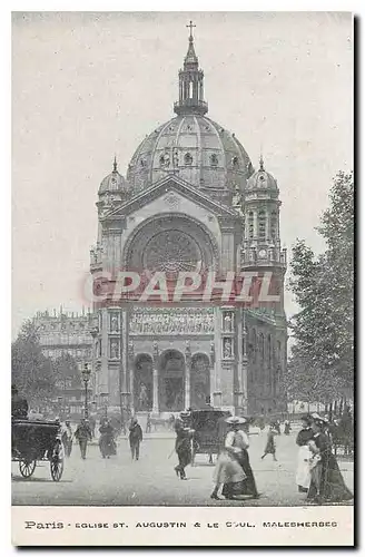 Ansichtskarte AK Paris Eglise St Augustin & le boul Malesherberg