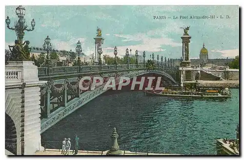 Cartes postales Paris Le Pont Alexandre III