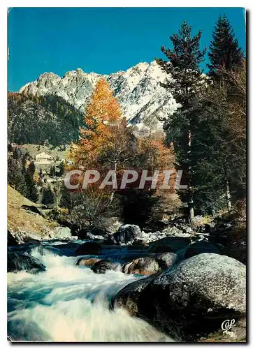 Cartes postales moderne La Suisse Nicoise Le Boreon aux environs se St Martin Vesubie et le Massif du Pecalo enneige