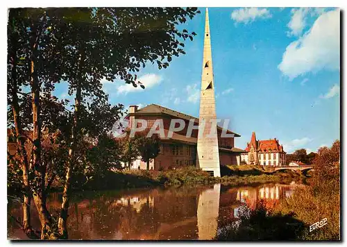 Cartes postales moderne Baccarat M & M L'Eglise St Remy et la Mairie