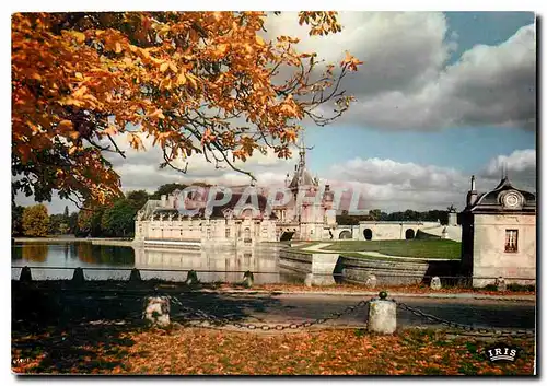 Moderne Karte Chantilly Oise Le Chateau