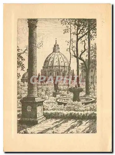 Moderne Karte Roma Giardini Vaticani