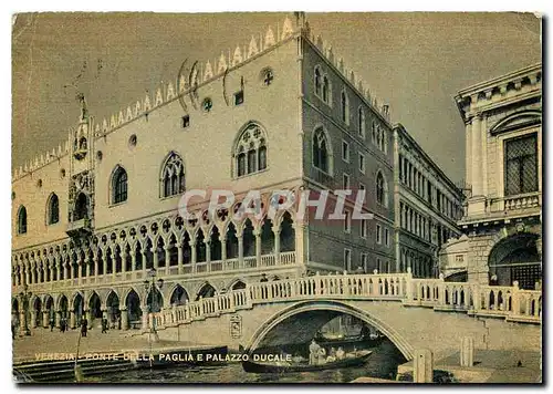 Cartes postales moderne Venezia Pont de la Paglia et Palais des Doges