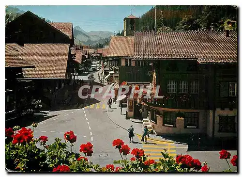 Cartes postales moderne Adelboden Berner Oberland Dorfstrasse