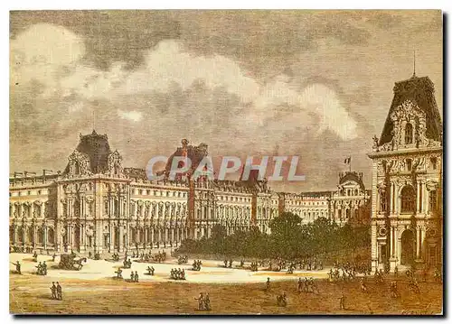 Cartes postales moderne Paris du temps jadis Le Louvre