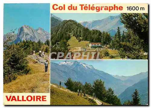 Moderne Karte Col du Telegraphe Vallee de la Maurienne Perron des Encombres Valloire