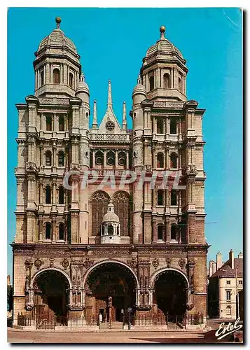 Cartes postales moderne Au Pays des Grands Crus Dijon Cote d'Or L'Eglise Saint Michel la facade Renaissance et les deux