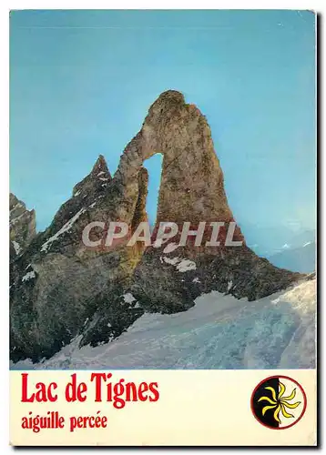 Cartes postales moderne Station du Lac de Tignes Savoie La plus haute d'Europe L'Aiguille Percee