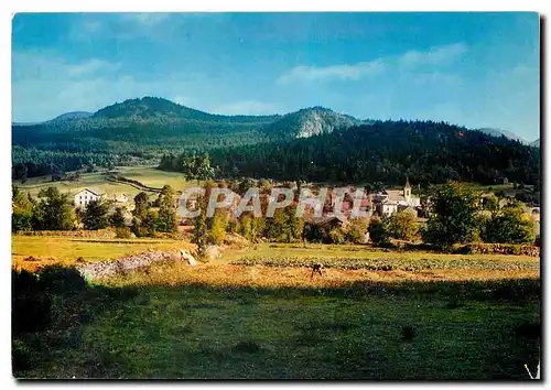 Moderne Karte Le Pertuis Hte Loire Vue generale aerienne du Pertuis Corbieres Le rand