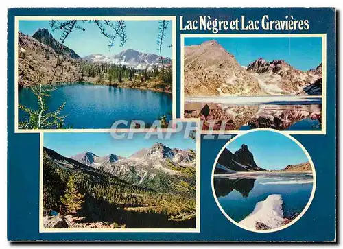 Cartes postales moderne Environs de St Martin de Vesubie Alp Mar Lac des Gravieres Le Cayre et Pas de Trefonds Cime de l