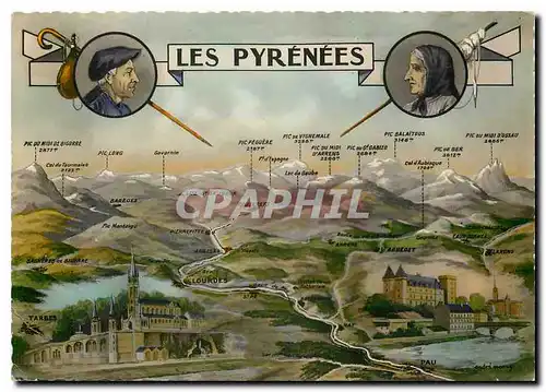 Cartes postales moderne Les Pyrenees