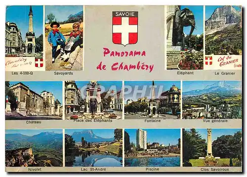 Moderne Karte Chambery