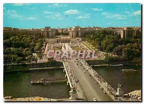 Cartes postales moderne Paris et ses Merveilles Le pont d'Iena la Seine et le palais de Chaillot