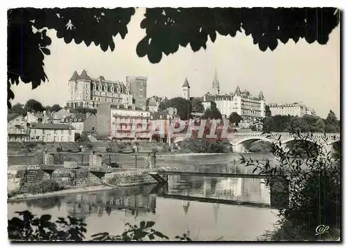 Cartes postales moderne Pau Le Chateau et le Gave