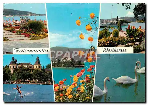 Moderne Karte Ferienparadies Worthersee