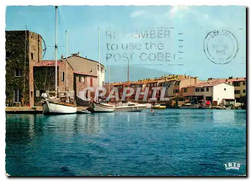 Moderne Karte Reflets de la Cote d'Azur Port Grimaud Var Cite lacustre realisee suivant un projet concu par Fr