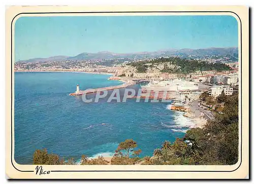 Moderne Karte La Cote d'Azur inoubliable Nice L'Esterel au depart pour la Corse
