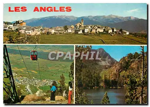 Cartes postales moderne Lumiere et Couleurs du Capcir Les Angles Vues generales et Lac de Balcere