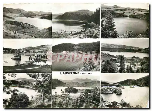 Cartes postales moderne Lacs d'Auvergne Lacs de Guery Serviere Pavin Lacs de la Cassiere Chambon Aydat Gour de Tazenat L