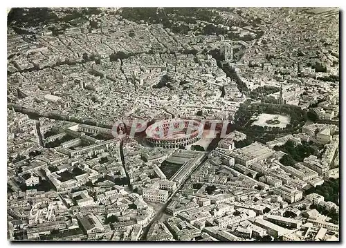 Cartes postales moderne Nimes Gard Vue aerienne et l'Esplanade