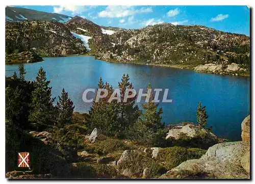 Cartes postales moderne Lumiere et Couleurs de la Cerdagne Massif du Carlit Etang de la Commasa