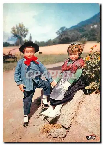 Moderne Karte Types de Savoie Jeunes Fiances Savoyards Enfants Folklore