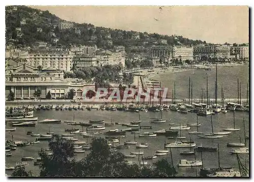 Moderne Karte La Cote d'Azur Cannes Vue prise du Mt Chevalier