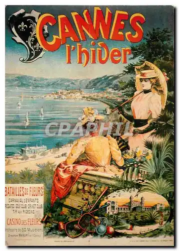 Cartes postales moderne Cannes l'Hiver