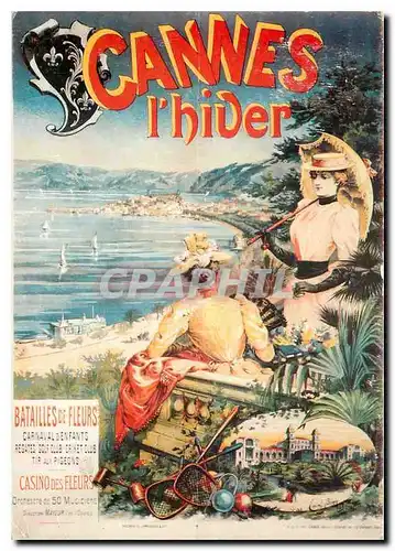 Cartes postales moderne Cannes l'Hiver