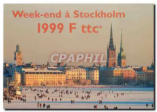 Cartes postales moderne Week End a Stockholm