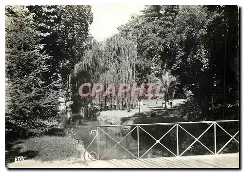 Moderne Karte Pamiers Ariege Jardin de l'Hotel de Ville