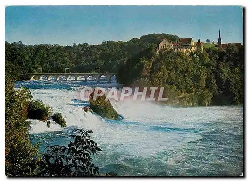 Moderne Karte Rheinfall Schweiz