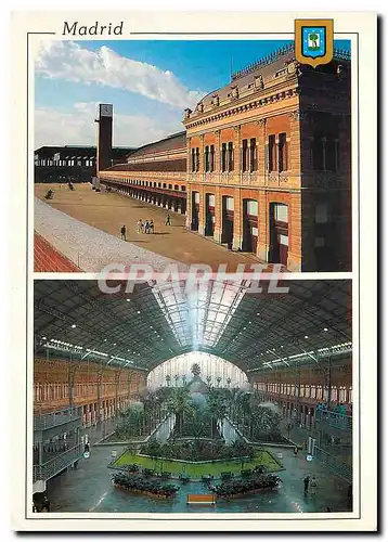 Cartes postales moderne Madrid Gare d'Atocha