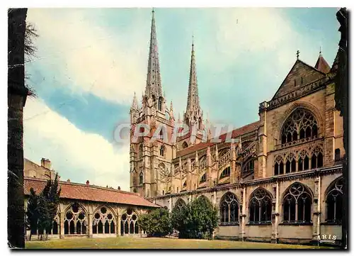 Cartes postales moderne Bayonne Porte du Pays Basque La cathedrale Sainte Marie et le Cloitre