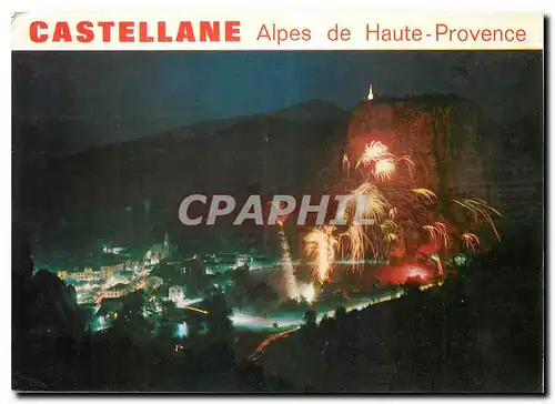 Cartes postales moderne Route Napoleon Castellane Alpes de Haute Provence Cite historique a l'entree des celebres Gorges