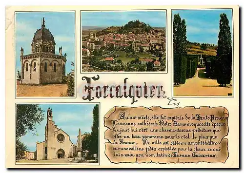 Moderne Karte Paysages de France Forcalquier Alpes de Haute Provence