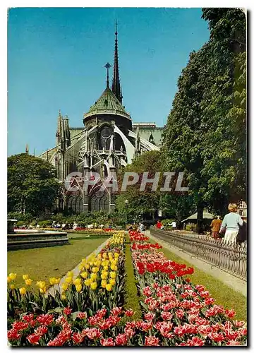 Moderne Karte France Chevet de Notre Dame