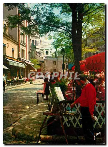 Cartes postales moderne Couleurs et Lumiere de France Paris Place du Tertre