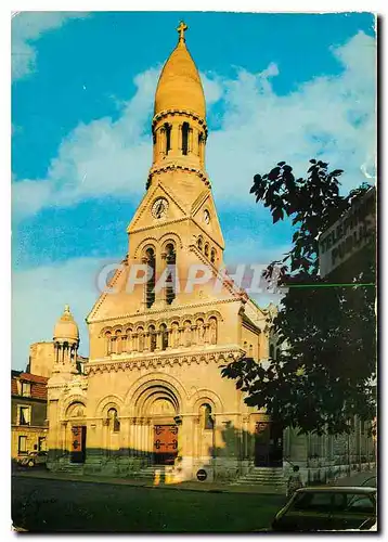 Moderne Karte Enghien les Bains Val d'Oise L'Eglise