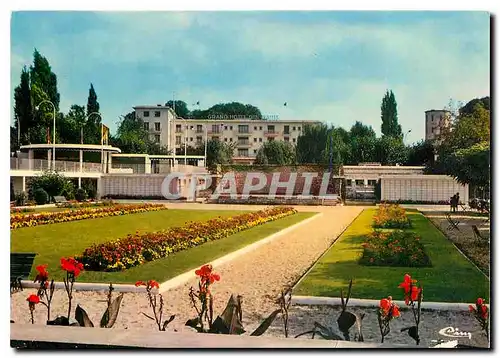 Moderne Karte Enghien les Bains Val d'Oise Jardin des roses